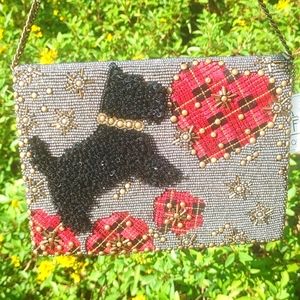 Mary Frances scottie love dog crossbody